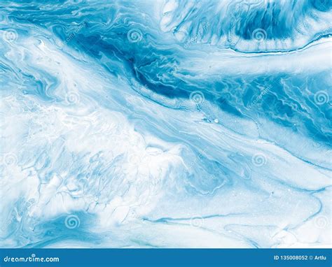 Blue Marble Texture Background Seamless Pattern Vector Illustration