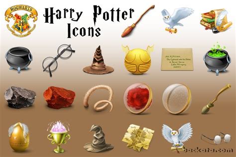 Harry Potter Icons Art Printable Instant Download Digital Prints Prints