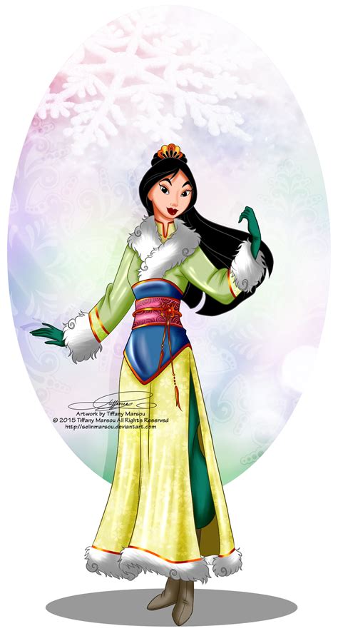 Winter Princess - Mulan by tiffanymarsou on DeviantArt
