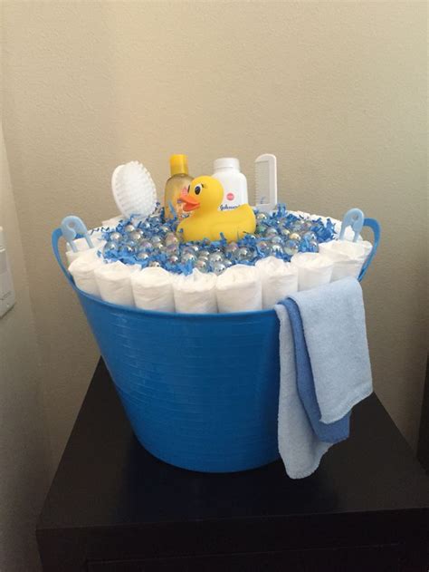 Baby shower bath gifts options for you on alibaba.com. DIY Diaper Baby Boy Bubble Bath Tub | DIY Diaper Bubble ...