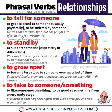 English Phrasal Verbs About Relationships Learn English With Harry 👴