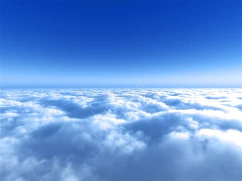 Bright Blue Sky Above The Cloud Stock Image Image Of Park Summer