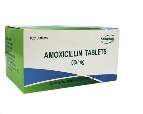 Amoxicillin Tablets 500mg Generic Finished Western Medicine With Gmp