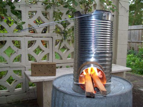 And wishing and chilly imagined my clay chimnea. Make a Rocket Stove from 5 Tin Cans, | Rocket stoves, Tin can, Easy build