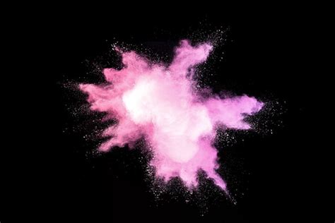 Premium Photo Abstract Pink Powder Explosion
