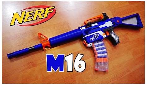 [REVIEW] Nerf M16 Blaster | Cosmetic Kit by TERIN - YouTube