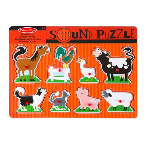 Köp Melissa And Doug Farm Animals Sound Puzzle 10726 Inkl Frakt