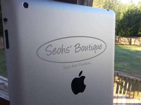 Custom Engravedetched Ipad For A Customers New Company Custom