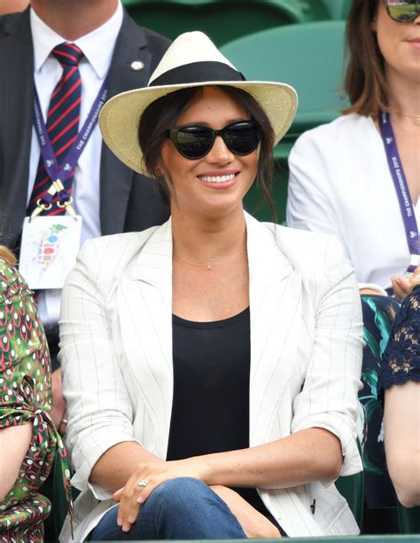 now people are trying to create drama around meghan markle s wimbledon outfit glamour