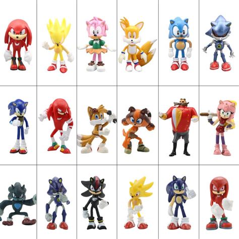 Sonic Figuren Set Mit Je 6 Figuren Gametoys
