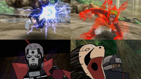 Naruto Shippuden Clash Of Ninja Revolution 3 All Ultimate Jutsu Ougi