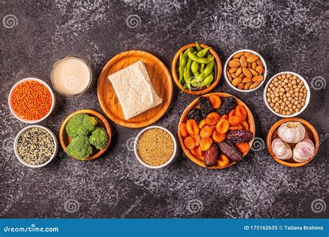 Estrogen Rich Foods Menopause Diet Stock Image Image Of Health
