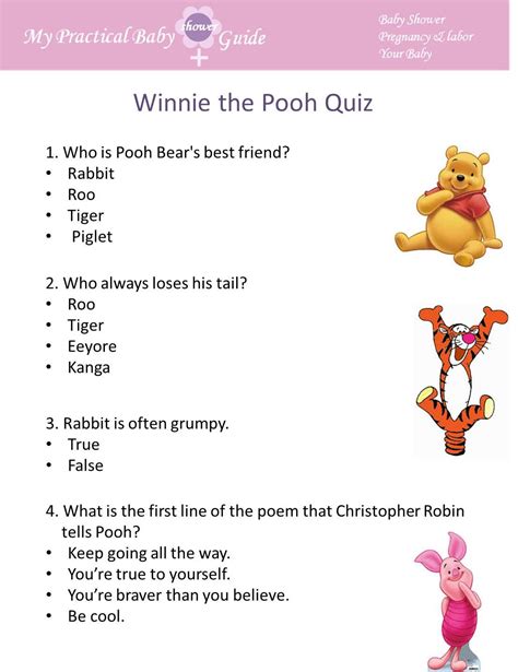 The perfect games for a classic winnie the pooh theme baby shower. Free Printable #Winnie #the #Pooh #Baby #Shower Game ...