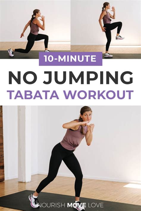 10 Minute Cardio Kickboxing Tabata Workout Nourish Move Love