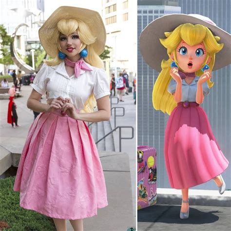 On Twitter Princess Peach Cosplayer A Smile And A