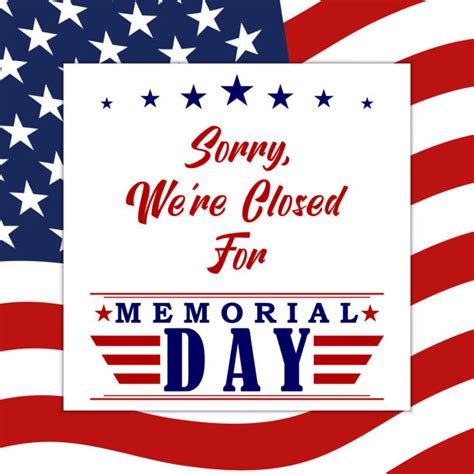 Free Printable Office Closed Memorial Day Sign Bluelick Simpsonville