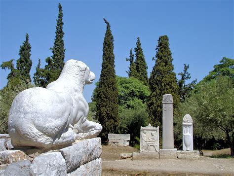 Ancient Cemetery At Kerameikos In Athens Greece Encircle Photos