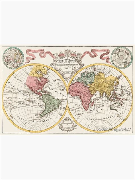 Vintage Map Poster For Sale By Suziqprayers427 Redbubble