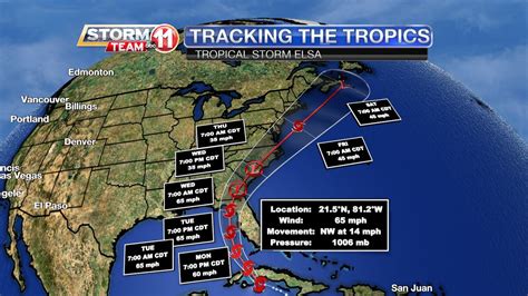 Tropical Storm Elsa To Bring Heavy Rain Wind And Storm Surge To Florida
