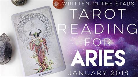 Aries Tarot Reading January 2018 Year Ahead Reading Youtube