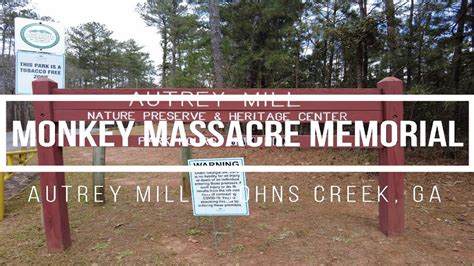 K Monkey Massacre Memorial In Johns Creek GA YouTube