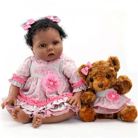 Buy Black Girls Aori Lifelike Reborn Baby Dolls With Soft Body