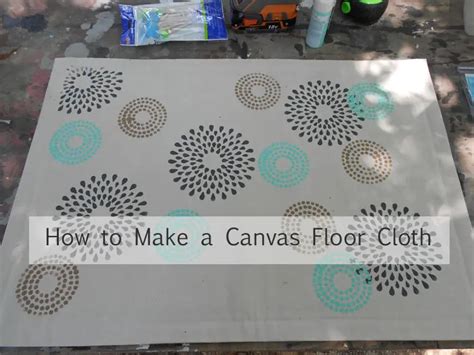 Step By Step Guide To Creating Custom Canvas Floor Cloths