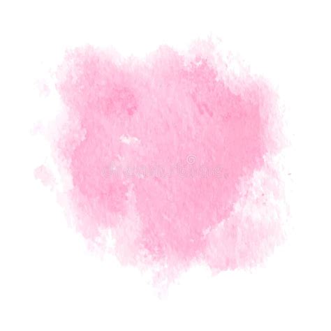Soft Pink Powder Color Watercolor Background Vector Illustration Stock