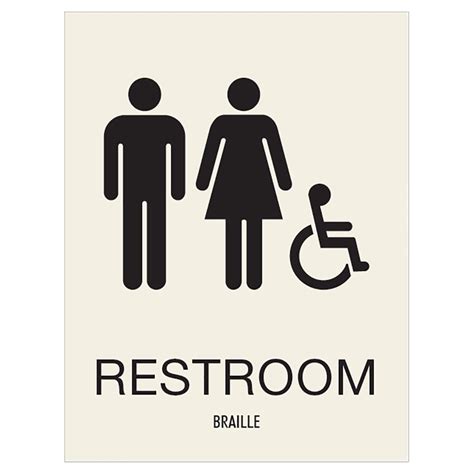 Restroom Signs Identity Group