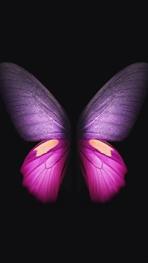 Samsung Galaxy Fold Pink Butterfly 4k Wallpapers Hd Wallpapers Id