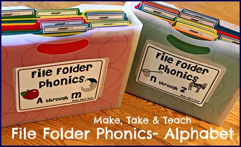 Even More File Folder Phonics Make Take And Teach