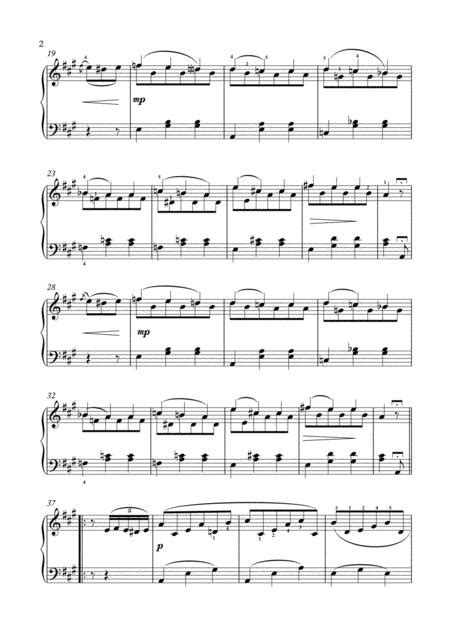 Beethoven Valse Le Desir Easy Piano Solo By Ludwig Van Beethoven Digital Sheet Music For