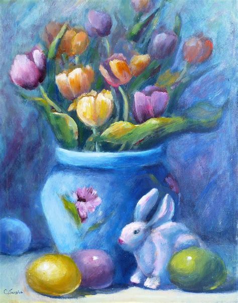 Easter Still Life By Carolyn Jarvis Easter Art Easter Paintings