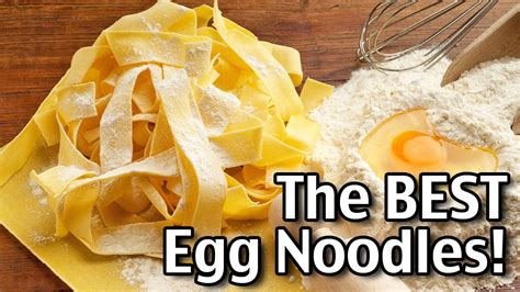 The Best Homemade Egg Noodles Homemade Egg Noodles Recipe Youtube