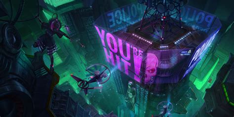Hologram City Cyberpunk
