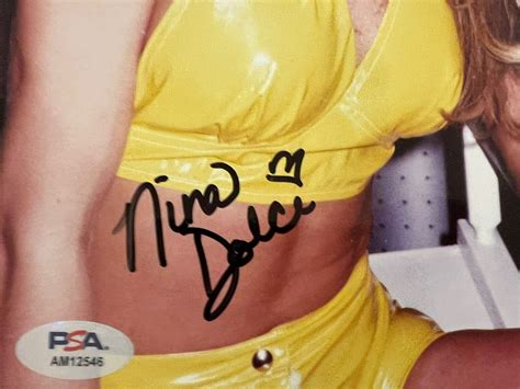 Nina Dolci Adult Star Signed X Candid Photo Autograph Sexy Naughty