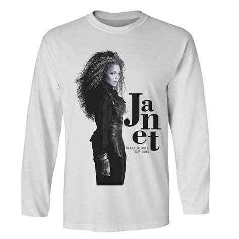 Janet Jackson Janet Profile Photo Long Sleeve T Shirt Cd