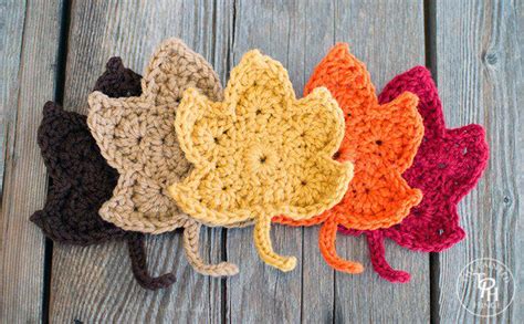 20 Free Crochet Leaf Patterns For Every Season