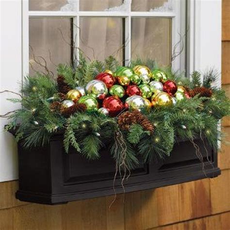 Cheap And Easy Fall Window Boxes Ideas 62 Christmas Decorations