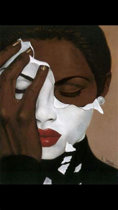 Remove The Mask Black Art Painting Black Love Art African American Art