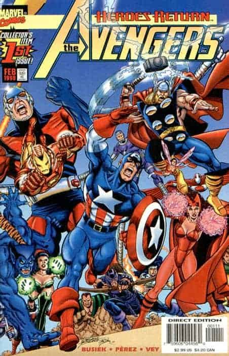 Retro Reviews Avengers Vol 3 1 34 By Kurt Busiek And George Perez With
