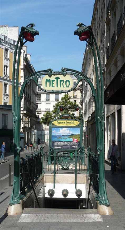 Egrs3 Paris Métro Entrances By Hector Guimard Wikipedia Metro