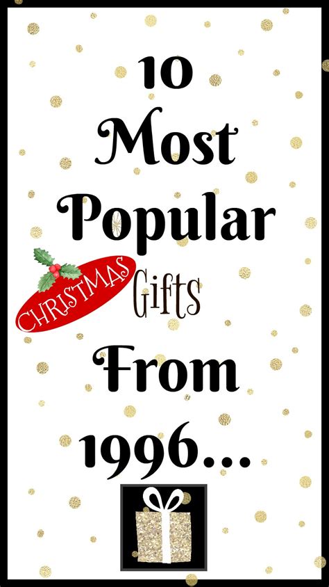 Check spelling or type a new query. 10 Most Popular Christmas Gifts from 1996