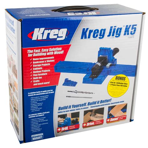 Kreg K5 Pocket Hole Jig Kit With 675 Screws Kreg K5 Pocket Hole Jig