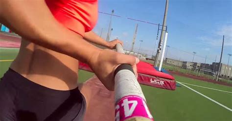 pole vaulting with allison stokke and a gopro huffpost uk sport