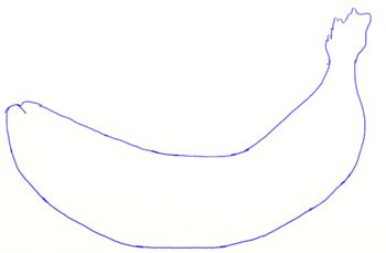 So mates, in the last you need to light structure, the improvement of the last one is to pull in it. How to Draw a Banana - Draw Step by Step