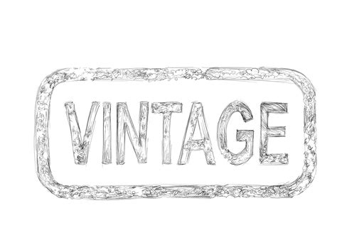 Download Vintage Text Written Royalty Free Stock Illustration Image