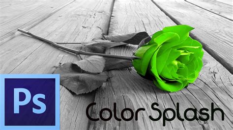 Photoshop Cs6 Tutorial Color Splash Effect For Beginners With