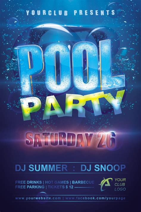 45 Best Summer Pool Party Flyer 2023 Artofit