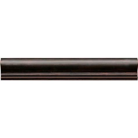 The briton bone 2 in. Daltile Armor - Guilded Copper Chair Rail 2" x 12"